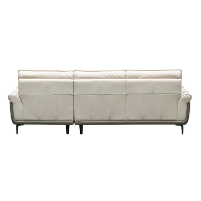 Klaussner Vento 3 Seater Leather Sofa With Recliner Chair