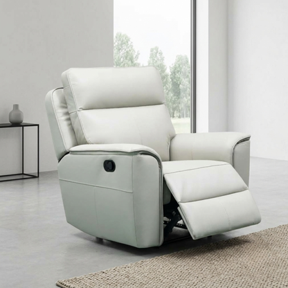 Klaussner Verenzo Top Grain Leather Manual Recliner Chair