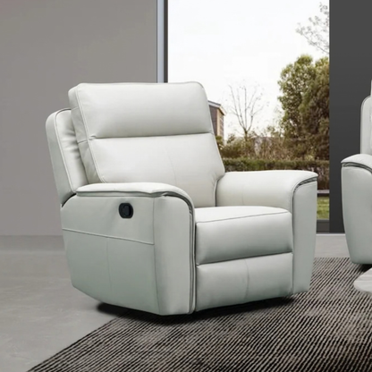 Klaussner Verenzo Top Grain Leather Manual Recliner Chair