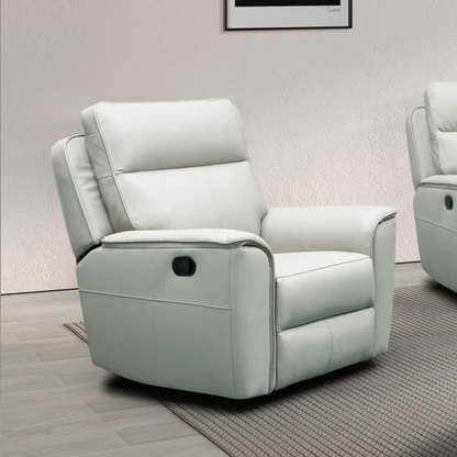 Klaussner Verenzo Top Grain Leather Manual Recliner Chair