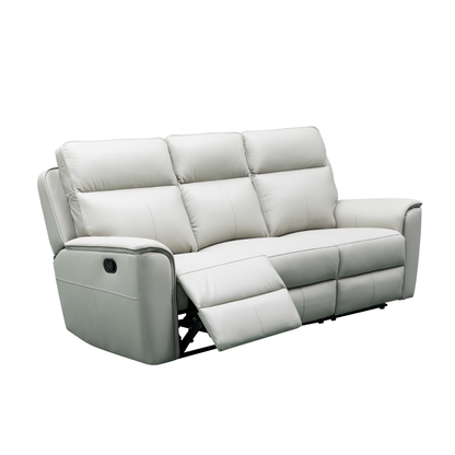 Klaussner Verenzo Top Grain Leather Manual Reclining Sofa-comfortdesignfurniture