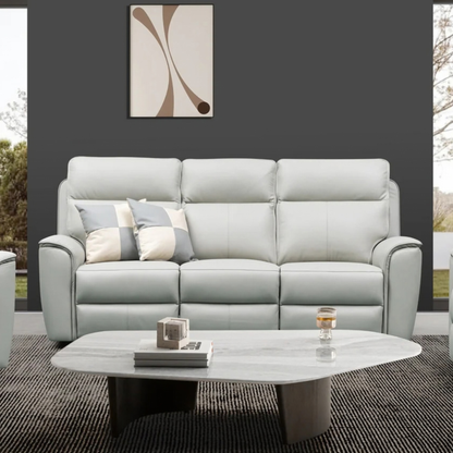 Klaussner Verenzo Top Grain Leather Manual Reclining Sofa-comfortdesignfurniture