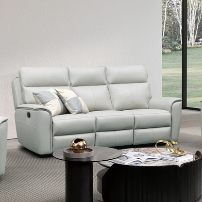 Klaussner Verenzo Top Grain Leather Manual Reclining Sofa-comfortdesignfurniture