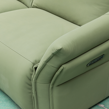 Klaussner Vittoria 3-Seater Leather Power Reclining Sofa-Comfort Furniture