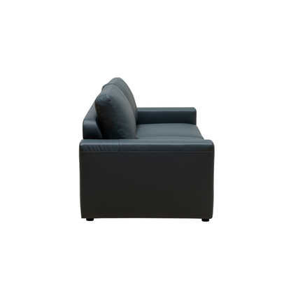 Klaussner Wigan Leather & Fabric GlideLift Convertible Sleeper Sofa-ComfortDesign