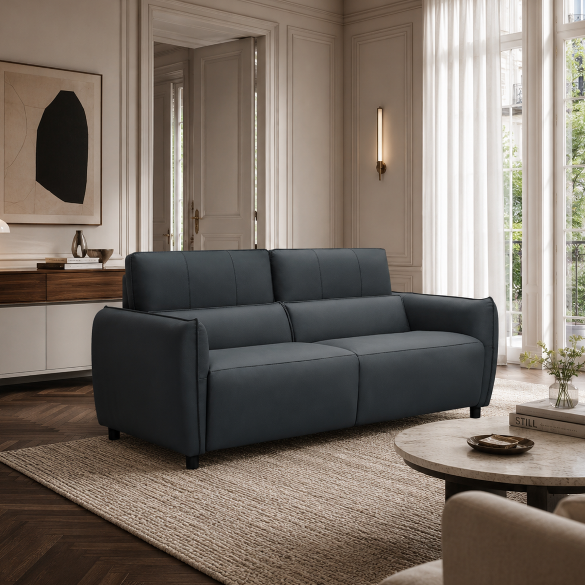 Klaussner Zeno Queen Sleeper Sofa with Foam Mattress-Comfort Design Furniture