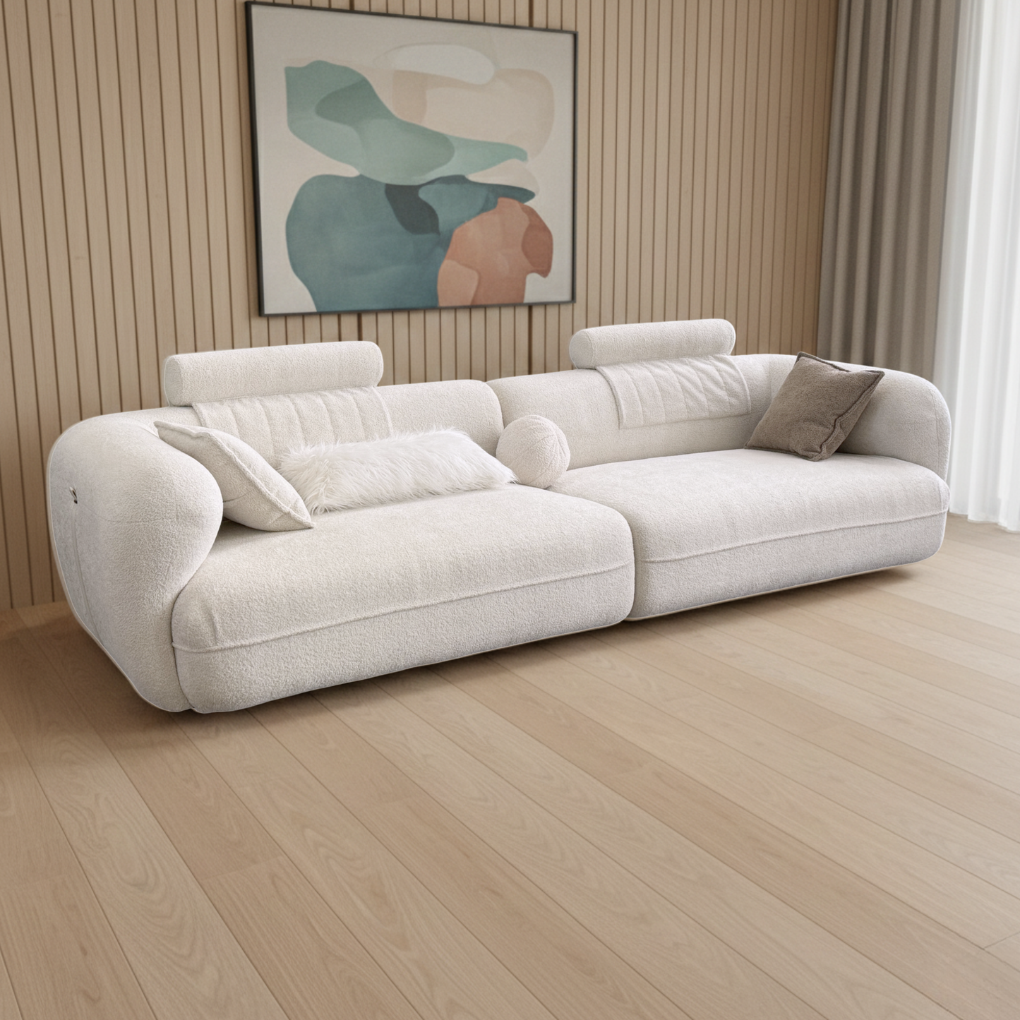Klaussner Accordis Pery Fabric 3-Seater Sofa