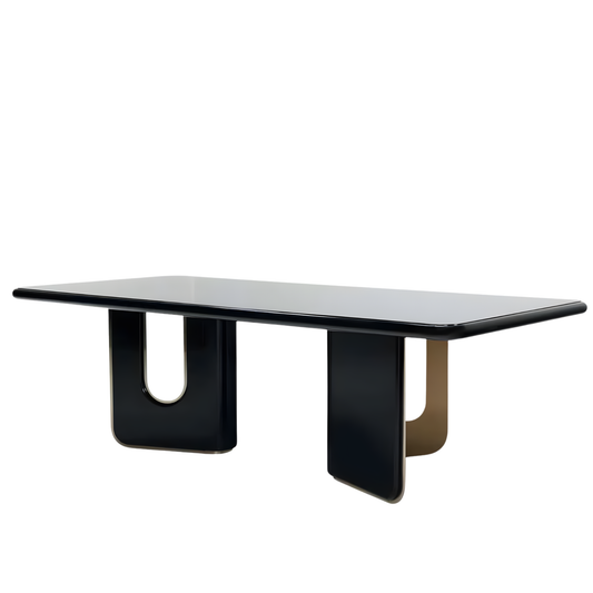 Klaussner Alessio Wooden Dining Table in Black