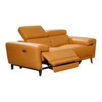 Klaussner Aura Leather Power Recliner Sofa and Loveseat
