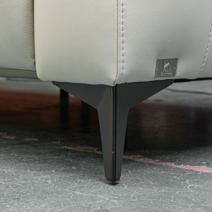 Klaussner Capri Leather Recliner Sofa With Chair