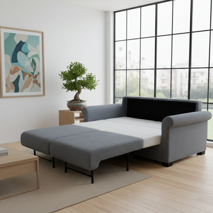Klaussner Casea Rolled Arm Fabric Sleeper Sofa