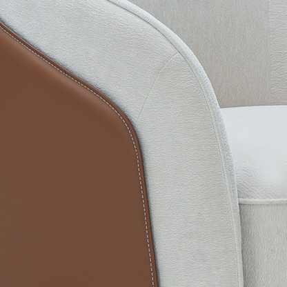 Klaussner Clause Off-White Upholstered Lounge Chair