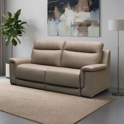 Klaussner Delano Leather Queen Sleeper Sofa