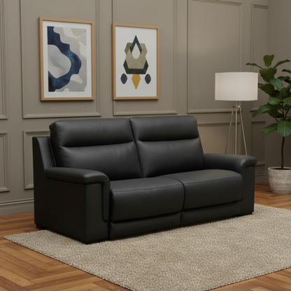Klaussner Delano Leather Queen Sleeper Sofa