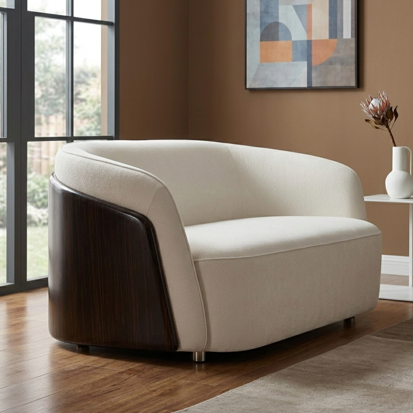 Klaussner Imperion Fabric Glossy Lounge Chair