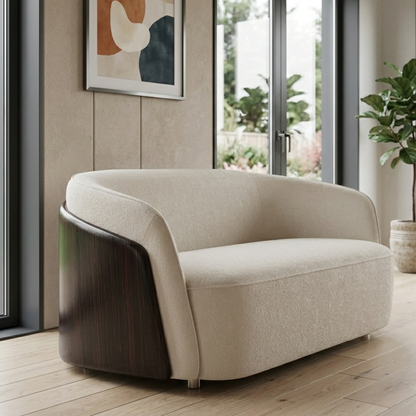 Klaussner Imperion Fabric Glossy Lounge Chair
