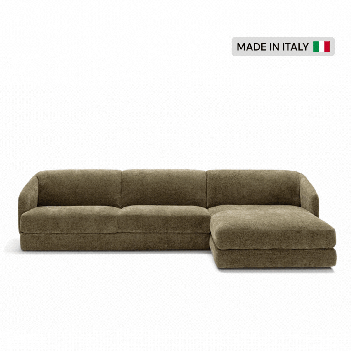 Klaussner Italia Cantico Sleeper with Chaise