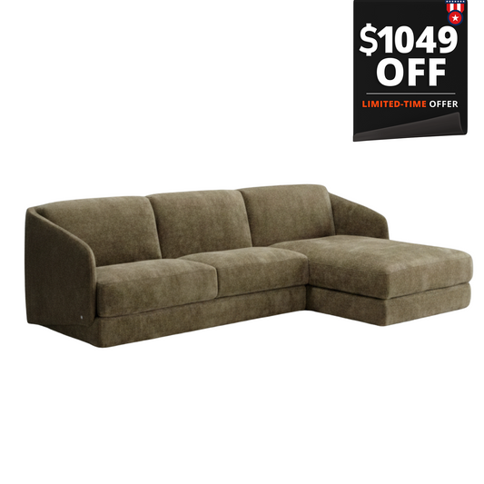 Klaussner Italia Cantico Sleeper with Chaise