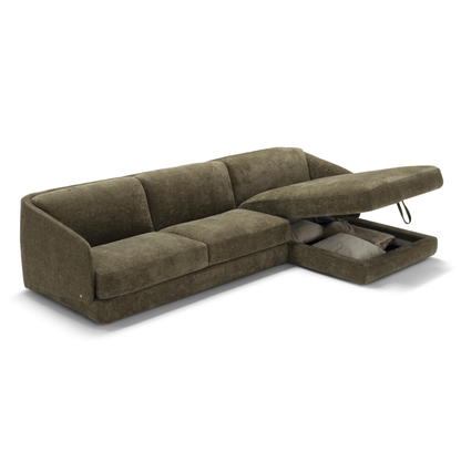 Klaussner Italia Cantico Sleeper with Chaise