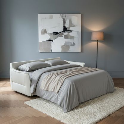 Klaussner Italia La Casa Leather Sleeper Sofa