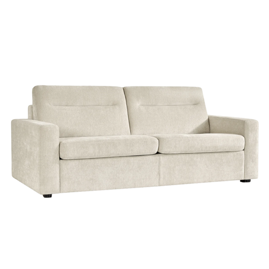 Klaussner Jamie Fabric And Leather Queen Sleeper Sofas-comfortdesignfurniture