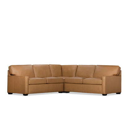 Klaussner Kenton L- Shaped Leather Sectional Sofa
