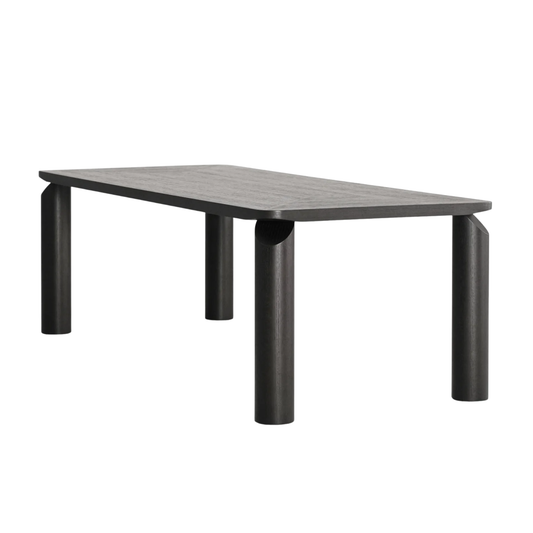 Klaussner Lucia Dining Table In Smoke Black