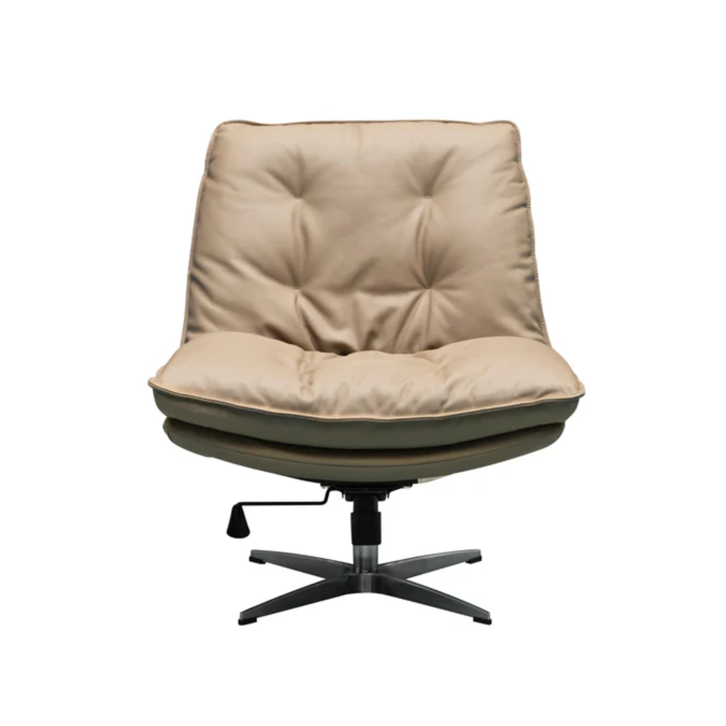 Klaussner Lenvoro Leather Swivel Chair