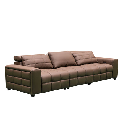 Klaussner Orlano 3-Seater Leather Power Reclining Sofa