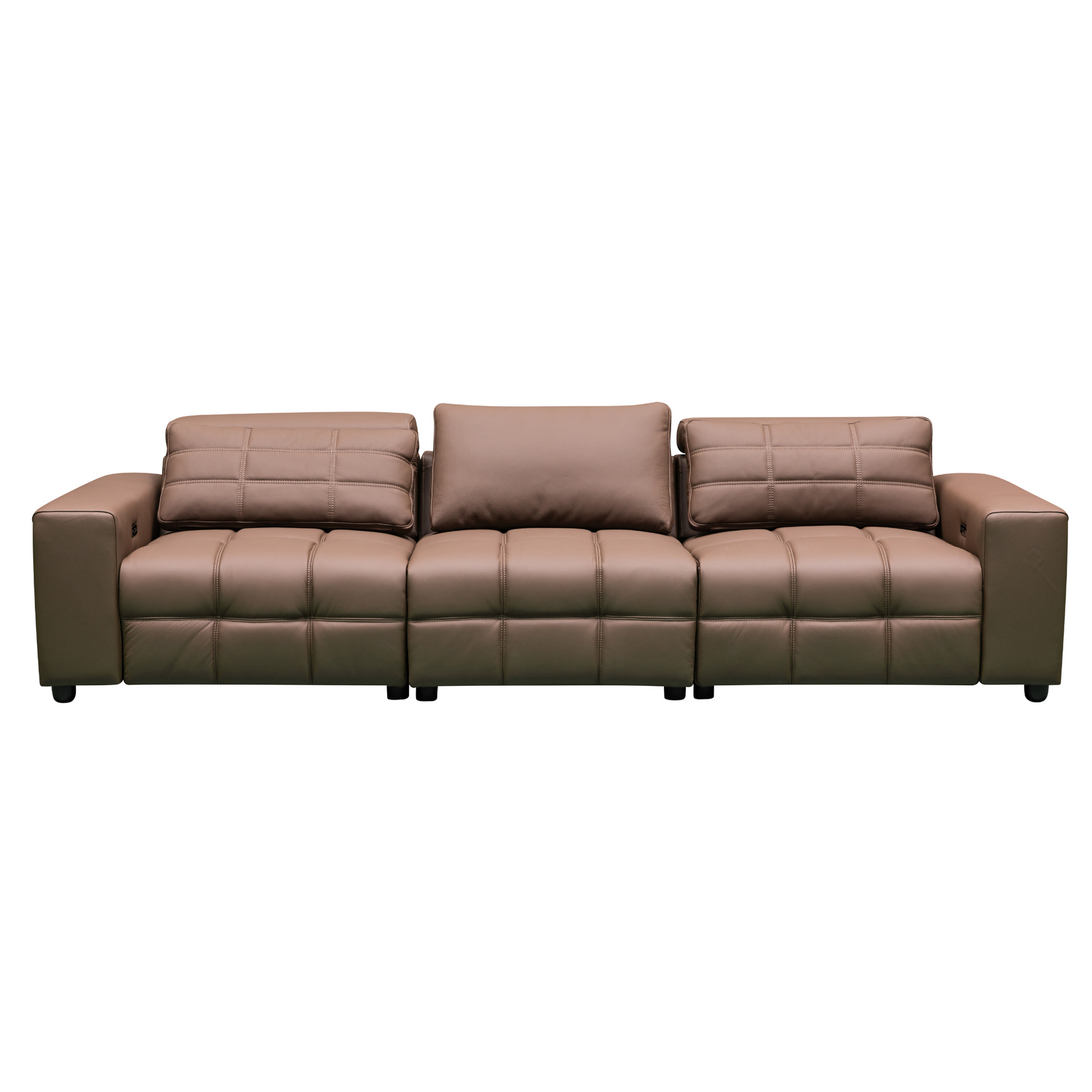 Klaussner Orlano 3-Seater Leather Power Reclining Sofa-ComfortDesign
