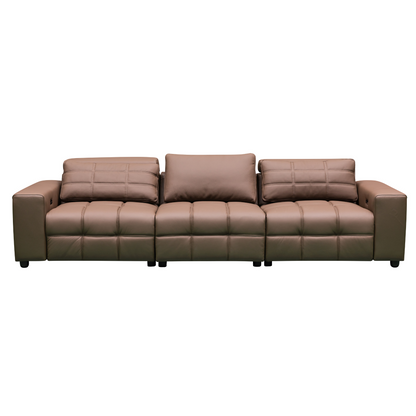 Klaussner Orlano 3-Seater Leather Power Reclining Sofa-ComfortDesign