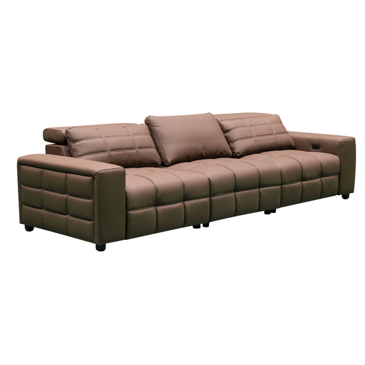 Klaussner Orlano 3-Seater Leather Power Reclining Sofa