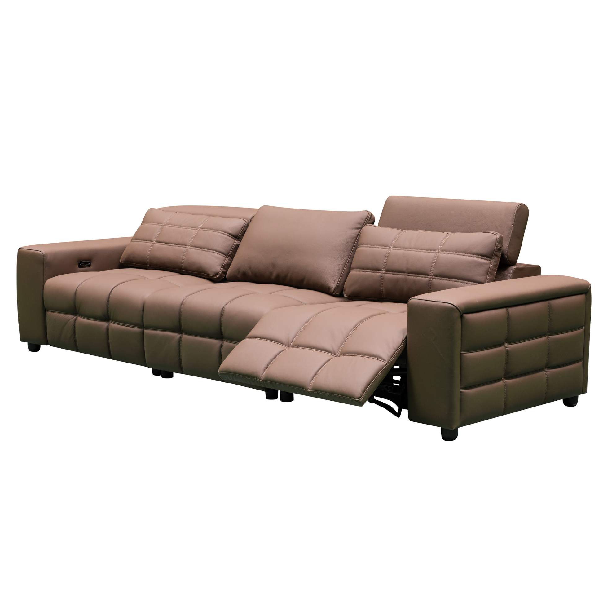 Klaussner Orlano 3-Seater Leather Power Reclining Sofa-ComfortDesign