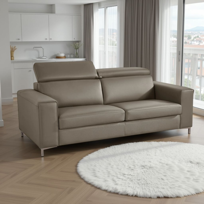 Klaussner Paris Queen Sleeper Sofa In Leather