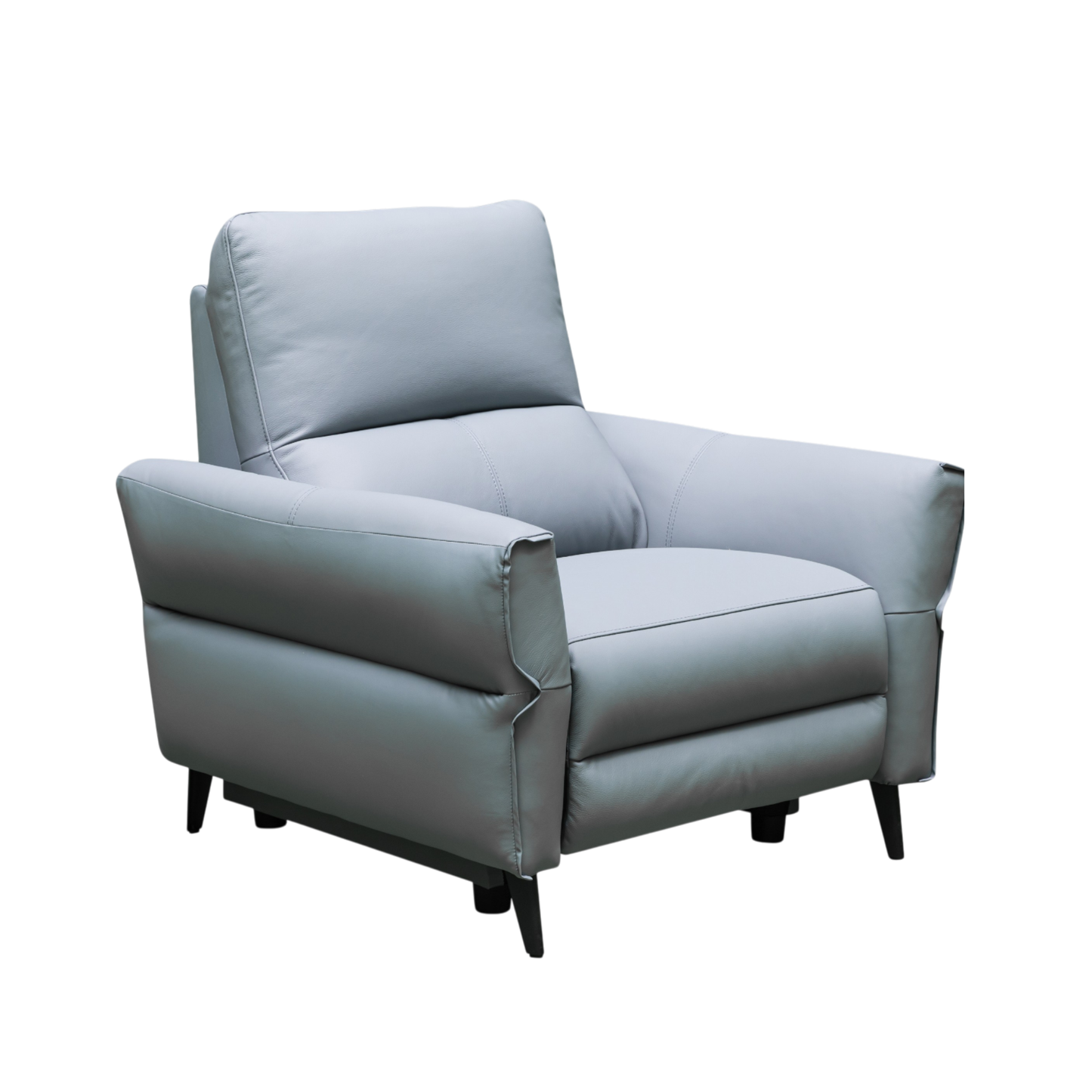 Klaussner Serenita Blue Leather Power Reclining Chair