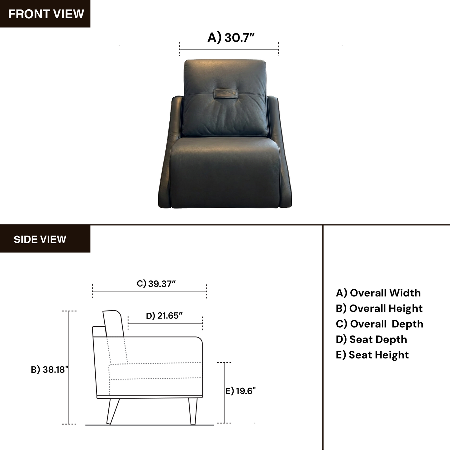 Klaussner Solenne Power Swivel Recliner Chair