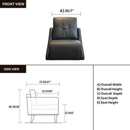 Klaussner Solenne Power Swivel Recliner Chair