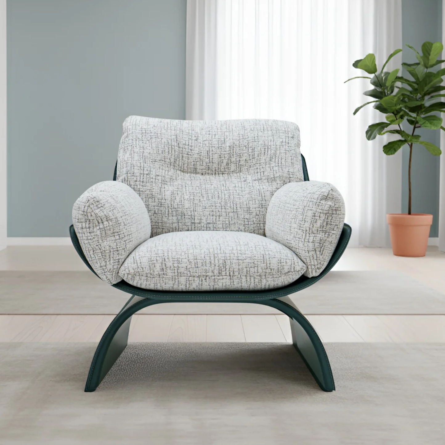 Klaussner Svelto Upholstered Leisure Lounge Chair