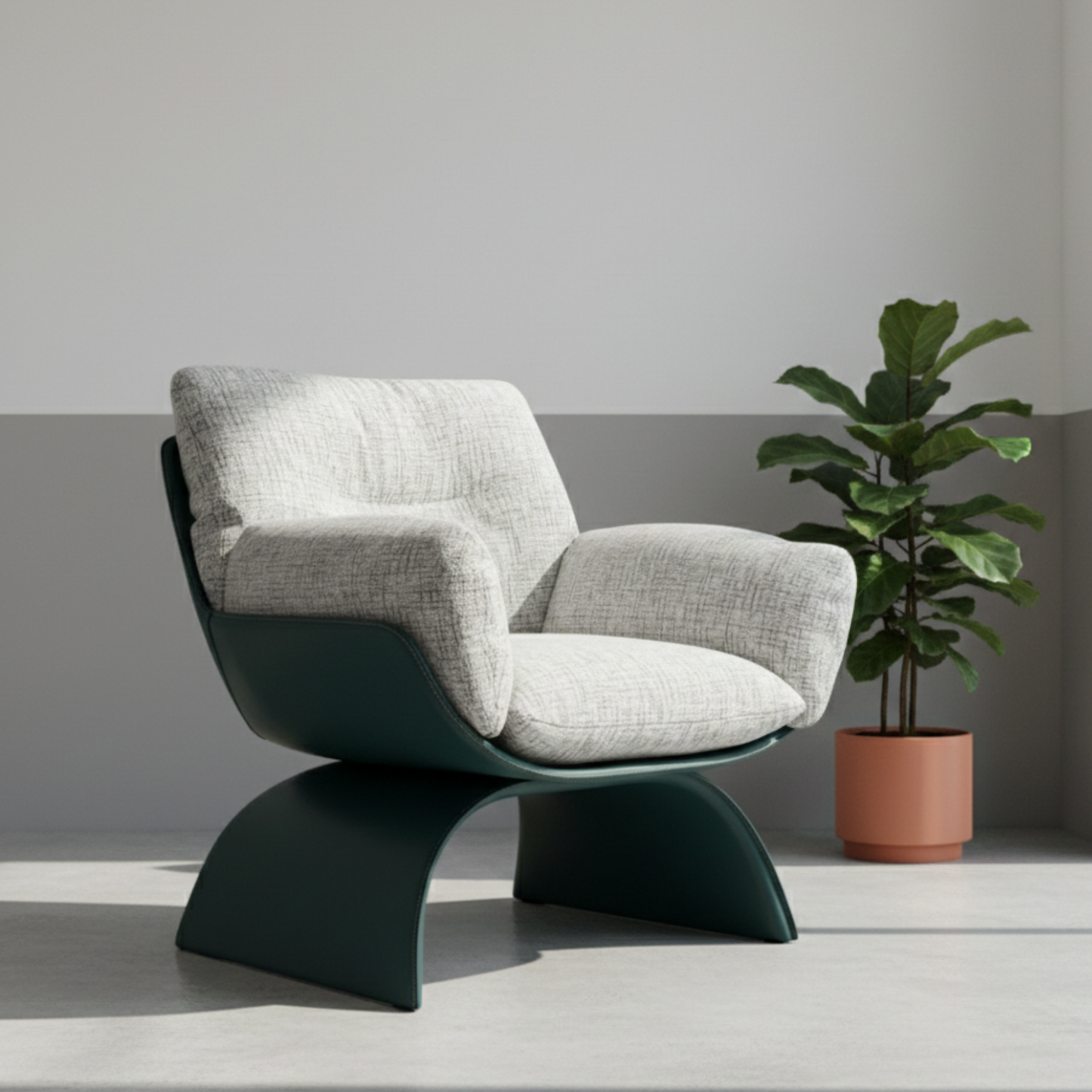 Klaussner Svelto Upholstered Leisure Lounge Chair