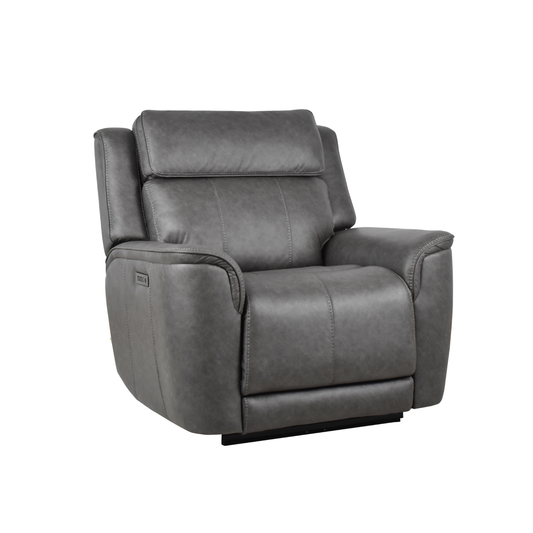 Klaussner Velisse Fabric Power Recliner Chair With Adjustable Headrest