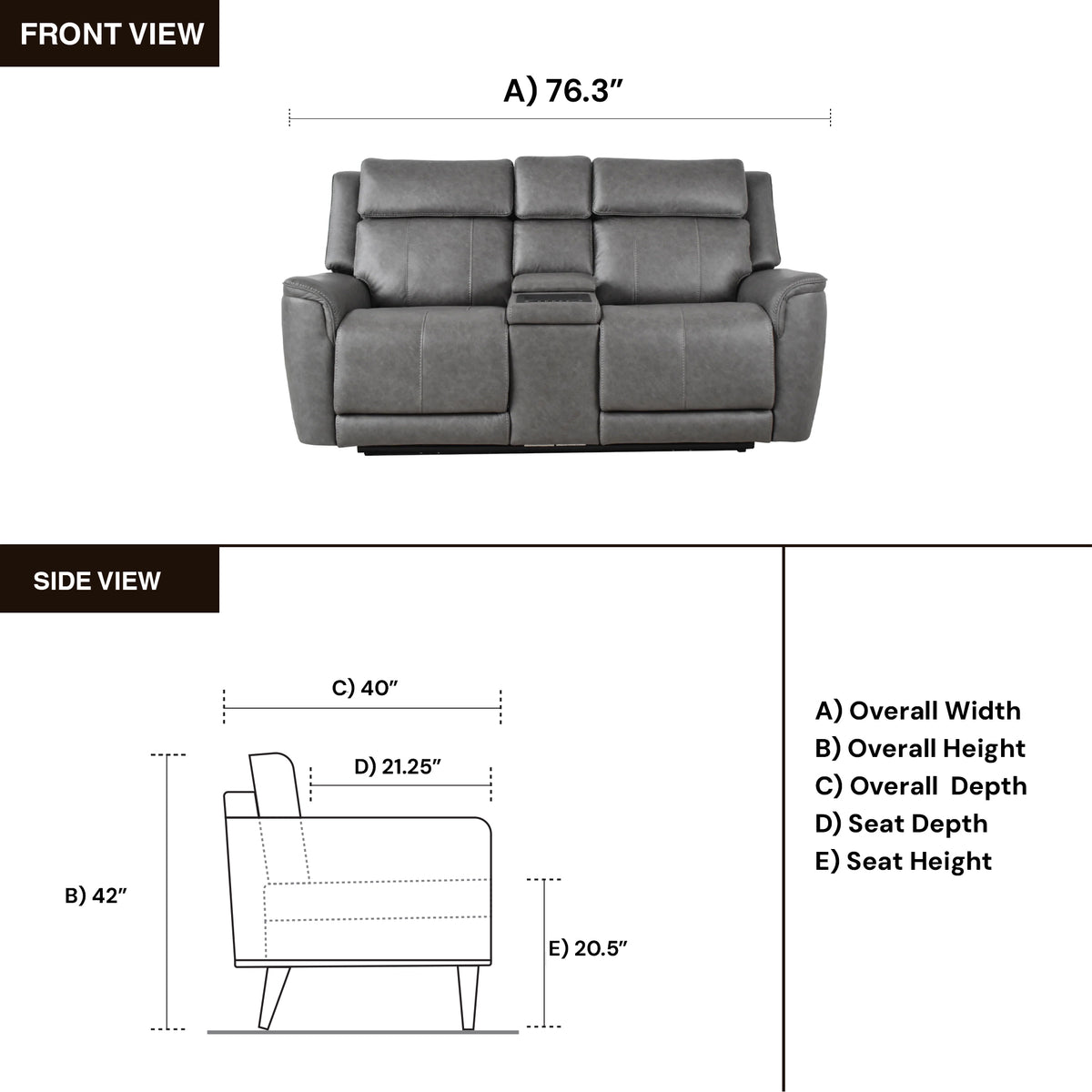 Klaussner Velisse Power Recliner Loveseat with Integrated Audio System