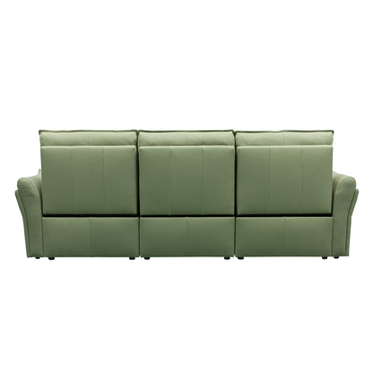 Klaussner Vittoria 3-Seater Leather Power Reclining Sofa-Comfort Furniture