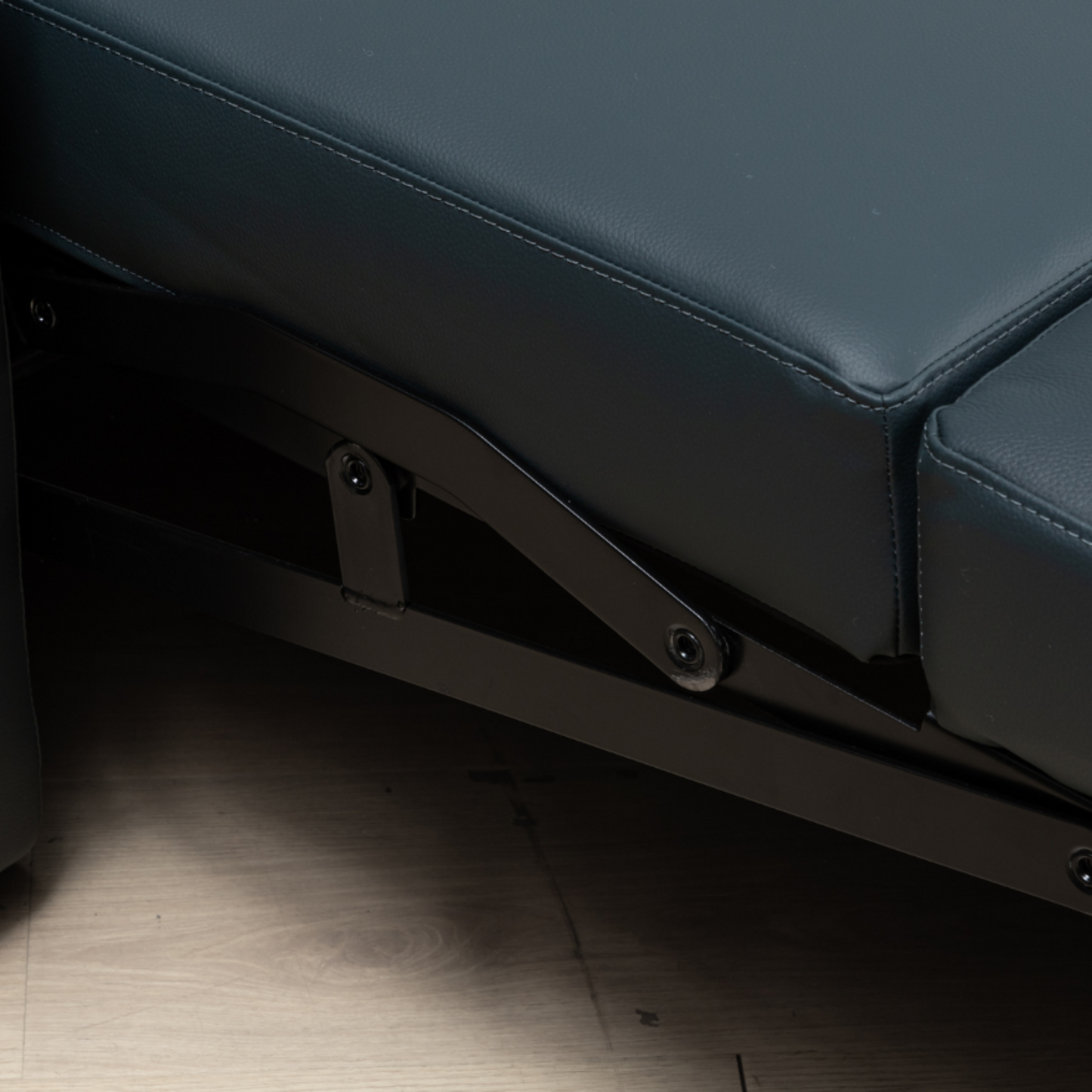 Klaussner Wigan Leather & Fabric GlideLift Convertible Sleeper Sofa-ComfortDesign