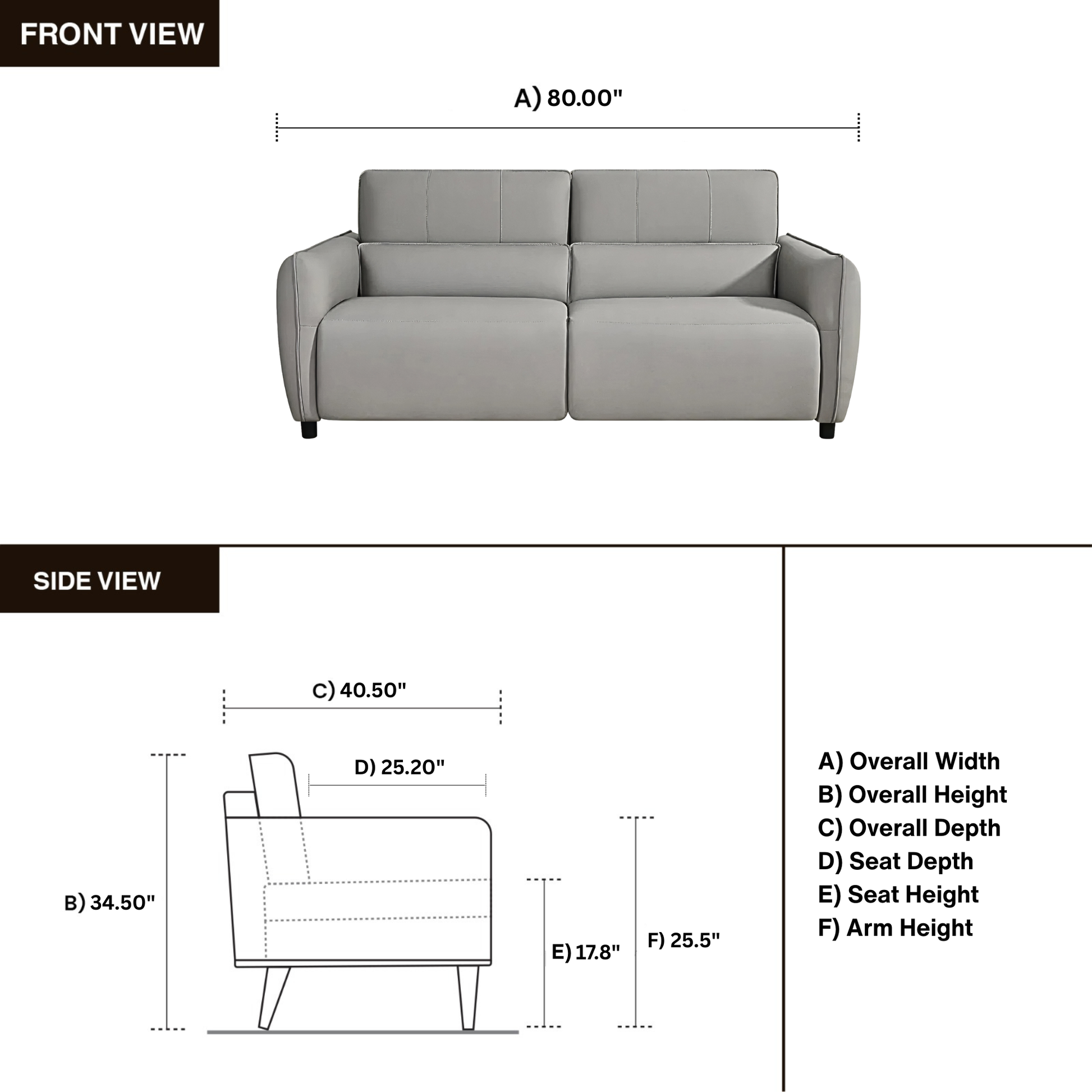 Klaussner Zeno Queen Sleeper Sofa with Foam Mattress-Comfort Design