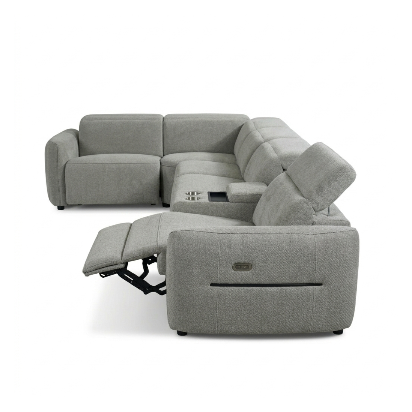 Klaussner Zentis Power Reclining Modular Sectional Sofa