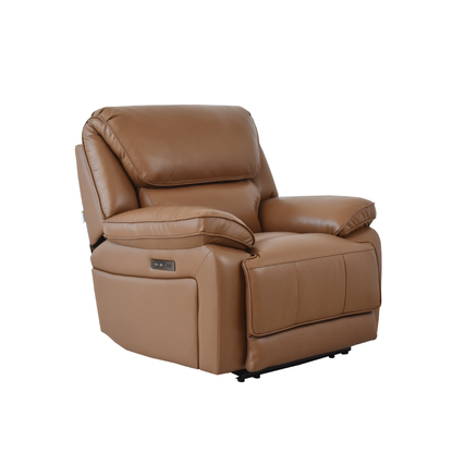 Klaussner Novera Dual Motor Power Recliner Chair with USB-C