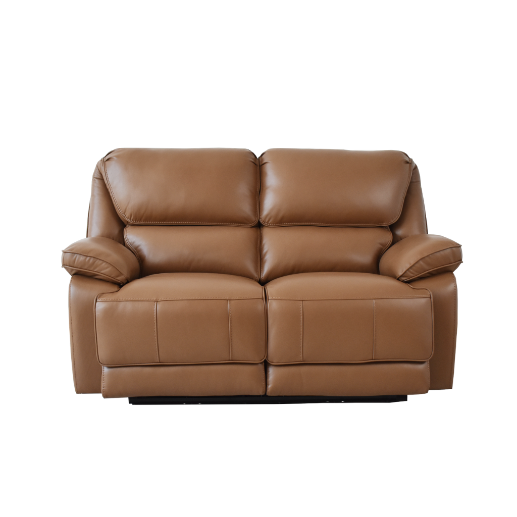 Klaussner Novera Leather Power Reclining Loveseat with USB-C