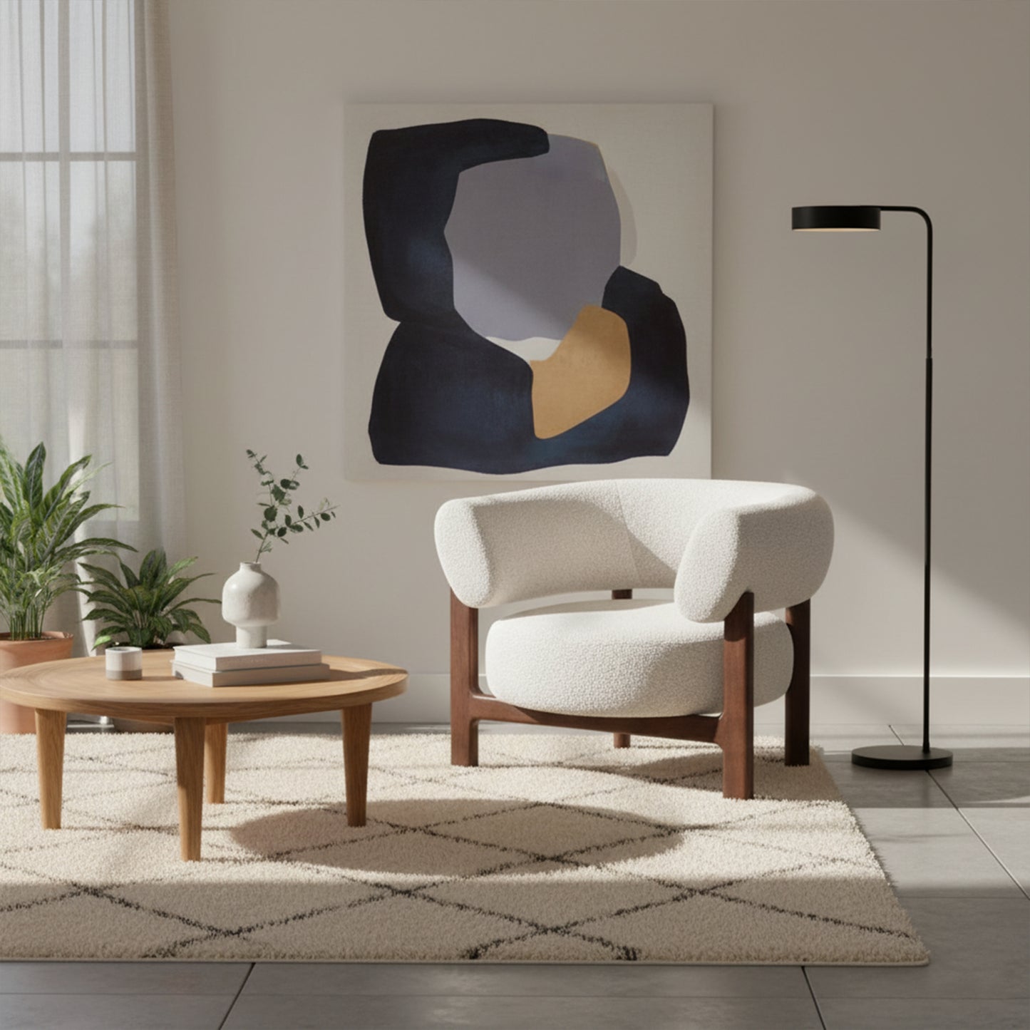 Universal Kylo Fabric Lounge Chair