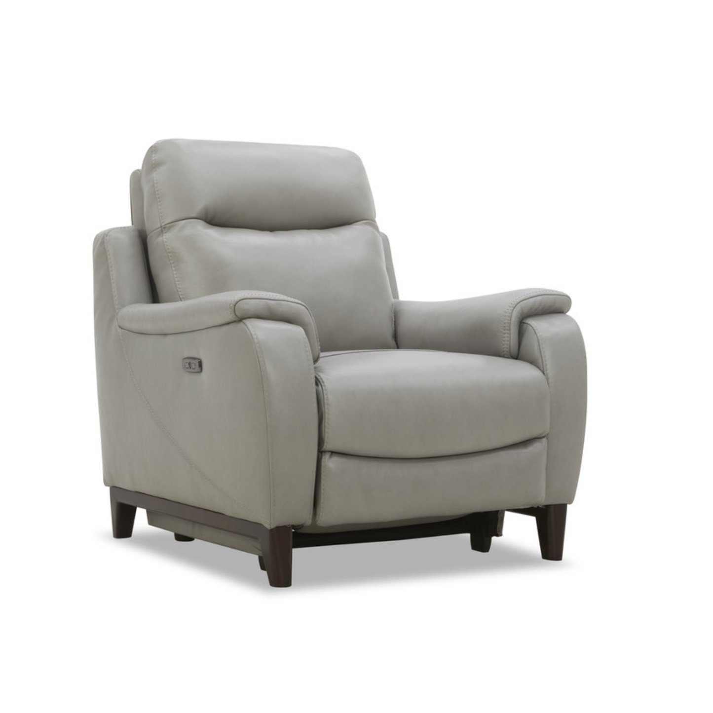 Lazaro Leather Power Recliner Chair | Extended Footrest | Gio Italia- Comfort Furniture