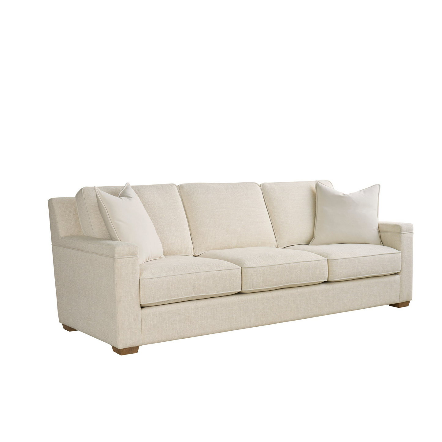 Universal Leah 3 Fabric Seater Sofa in Beige Color
